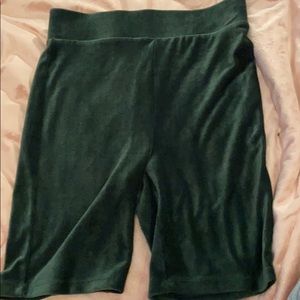 Emerald Green Biker Shorts SMALL